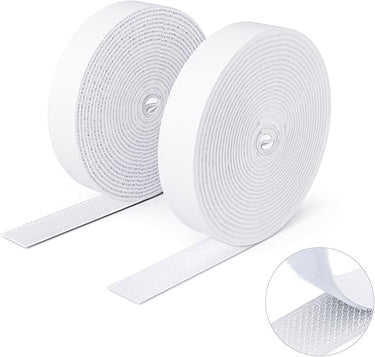 SUTOUG Cinta Autoadhesiva Extra Fuerte - 16 mm× 3 m Cinta de autoadhesiva de doble cara para interior y exterior - Doble cara - Blanco